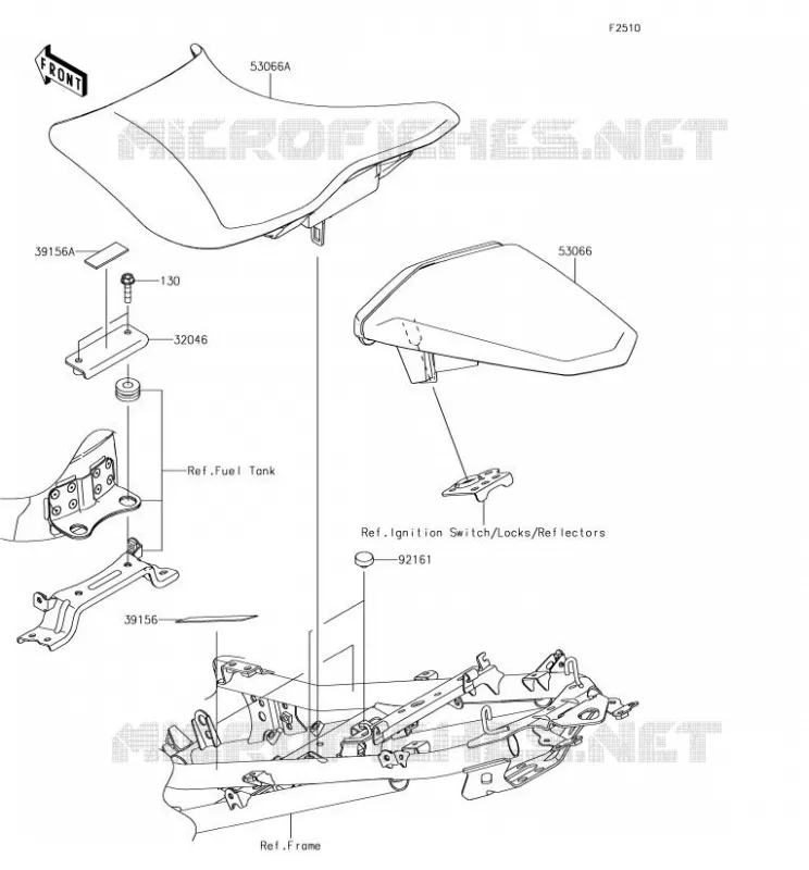 SELLE Kawasaki MOTOS 400 2018 NINJA 400  EX400HJF