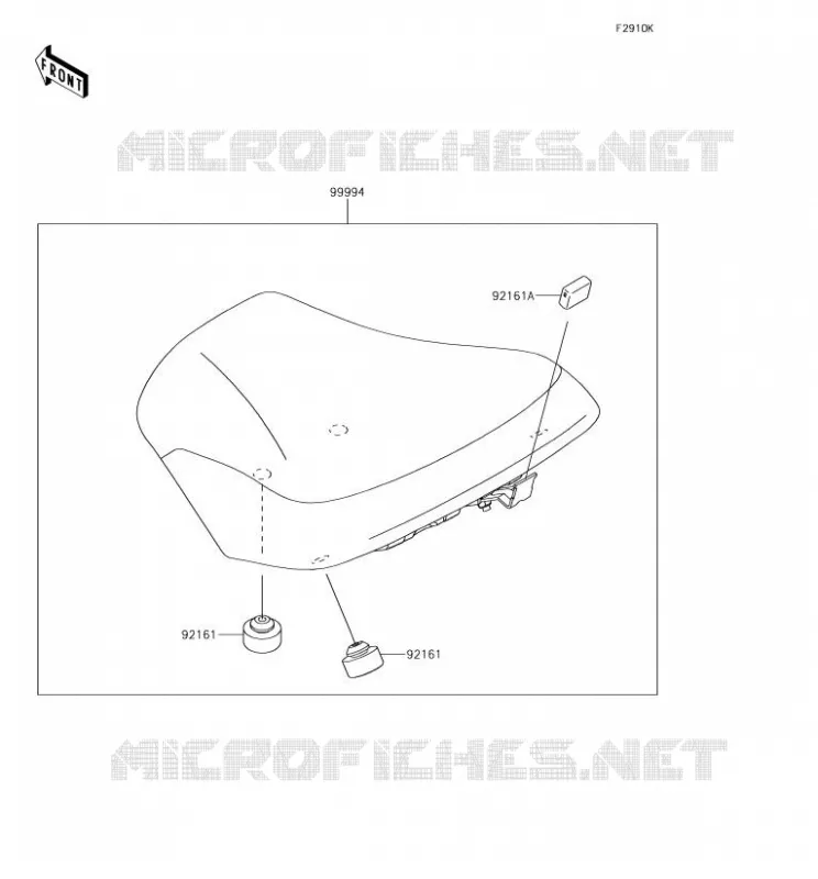 ACCESSOIRE Kawasaki MOTOS 650 2018 Z650  ER650HJF
