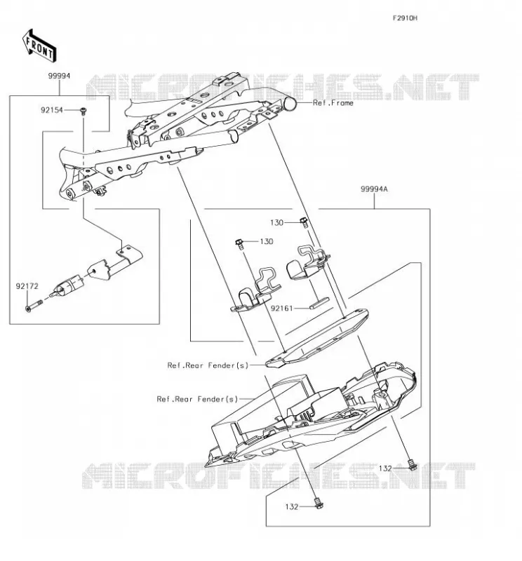 Accessory(U-Lock Bracket etc.) Kawasaki MOTOS 650 2018 Z650  ER650HJF