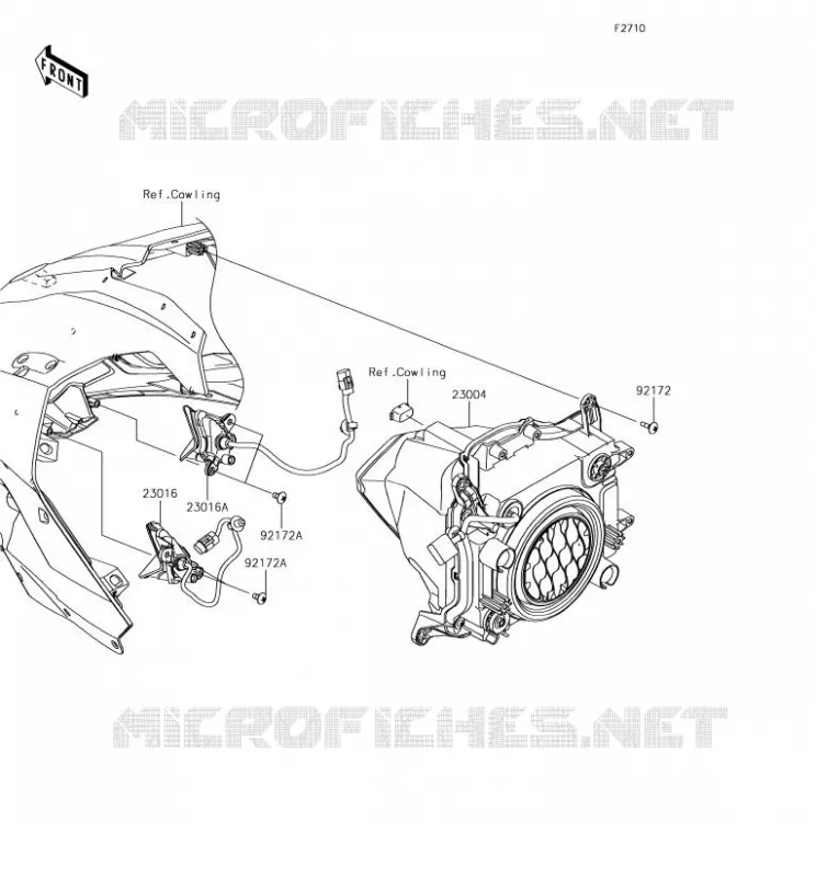 OPTIQUE(S) Kawasaki MOTOS 1000 2017 NINJA H2  ZX1000XHF