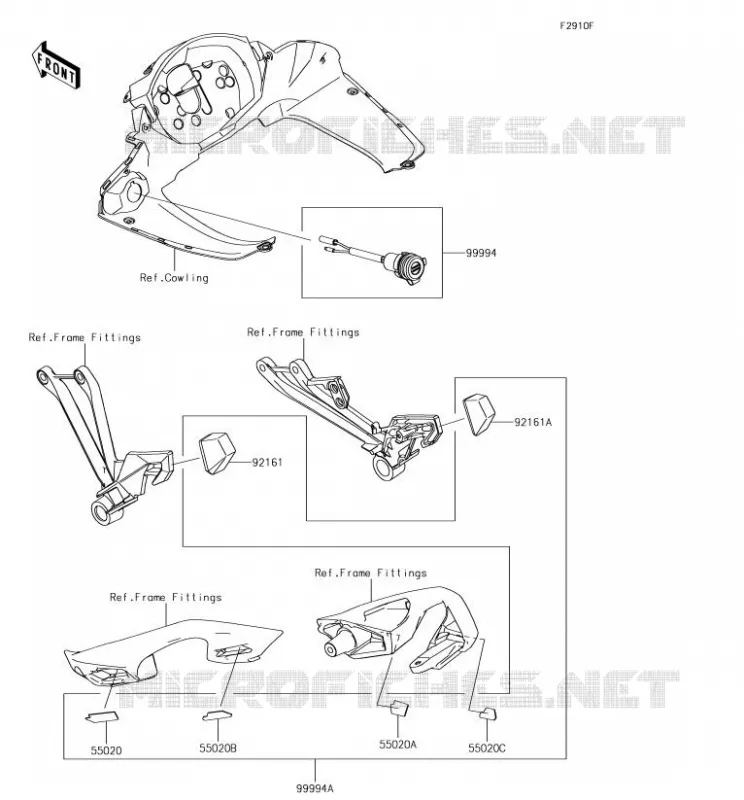 ACCESSOIRE(DC OUTPUT ETC.) Kawasaki MOTOS 1000 2018 Z1000SX  ZX1000WJF