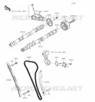 ARBRE A CAME/TENDEUR pour Kawasaki GTR1400 ABS 2018