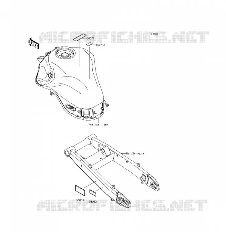 LABEL Kawasaki MOTOS 900 2017 Z900 ABS  ZR900BHF