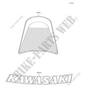 ACCESSOIRE(DECALS) pour Kawasaki Z900RS 2018