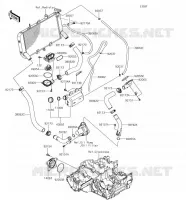 TUYAU D'EAU pour Kawasaki Z900RS 2018