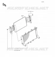 Accessory(Radiator Guard) pour Kawasaki Z900RS 2018