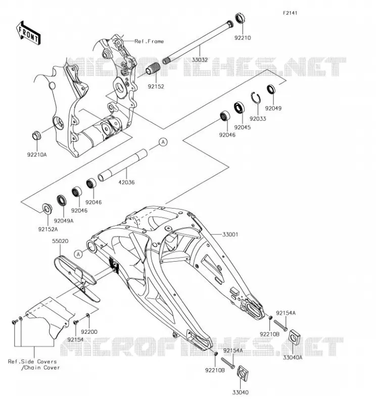 BRAS OSCILLANT Kawasaki MOTOS 1000 2018 NINJA ZX-10R SE  ZX1002CJF