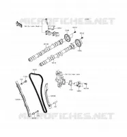 ARBRE A CAME/TENDEUR pour Kawasaki ZZR1400 ABS 2018