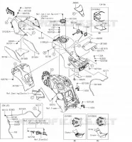 RESERVOIR CARBURANT pour Kawasaki ZZR1400 ABS 2018