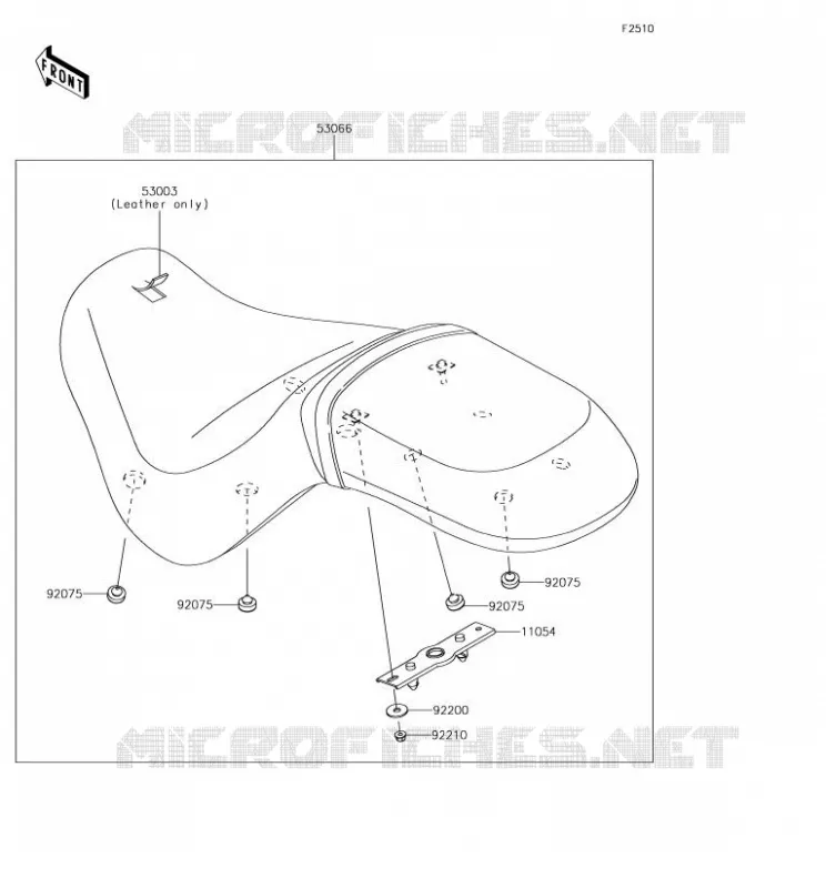 SELLE Kawasaki MOTOS 900 2017 VULCAN 900 CLASSIC  VN900BHF