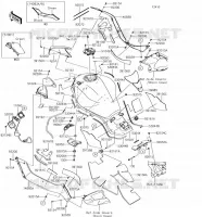 RESERVOIR CARBURANT pour Kawasaki NINJA H2 SX SE 2018