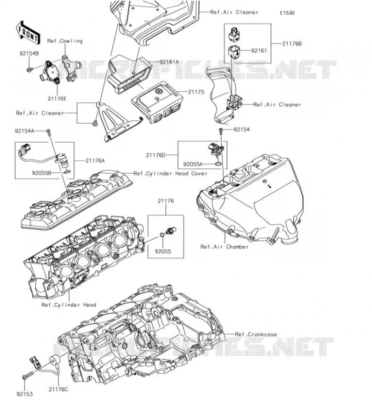 INJECTION CARBURANT Kawasaki MOTOS 1000 2018 NINJA H2R  ZX1000YJF