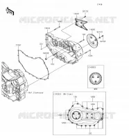 CARTER MOTEUR DROIT(S) pour Kawasaki VULCAN 1700 VOYAGER 2018