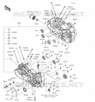 CARTER MOTEUR(S) pour Kawasaki VULCAN 1700 VOYAGER 2018