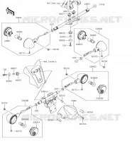 CLIGNOTANTS pour Kawasaki VULCAN 1700 VOYAGER 2018
