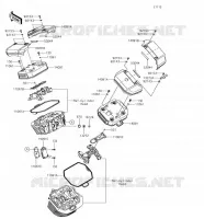 COUVRE CULASSE pour Kawasaki VULCAN 1700 VOYAGER 2018