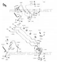 DURITE DE FREIN pour Kawasaki VULCAN 1700 VOYAGER 2018