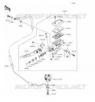 EMBRAYAGE MAITRE CYLINDRE pour Kawasaki VULCAN 1700 VOYAGER 2018