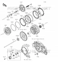 EMBRAYAGE pour Kawasaki VULCAN 1700 VOYAGER 2018