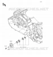 POMPE &Agrave; EAU pour Kawasaki VULCAN 1700 VOYAGER 2018