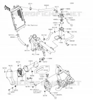 REFROIDISSEMENT pour Kawasaki VULCAN 1700 VOYAGER 2018