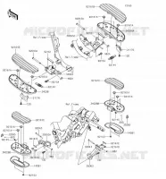 REPOSE PIED pour Kawasaki VULCAN 1700 VOYAGER 2018
