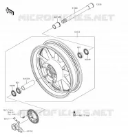 ROUE AVANT pour Kawasaki VULCAN 1700 VOYAGER 2018