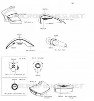STICKER pour Kawasaki VULCAN 1700 VOYAGER 2018