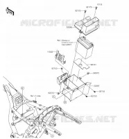 SUPPORT BATTERIE pour Kawasaki VULCAN 1700 VOYAGER 2018