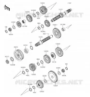 TRANSMISSION pour Kawasaki VULCAN 1700 VOYAGER 2018
