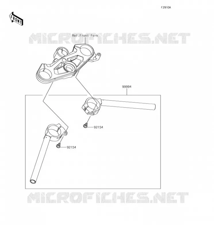 Accessory(Handle) Kawasaki MOTOS 1000 2018 NINJA H2  ZX1000XJFA