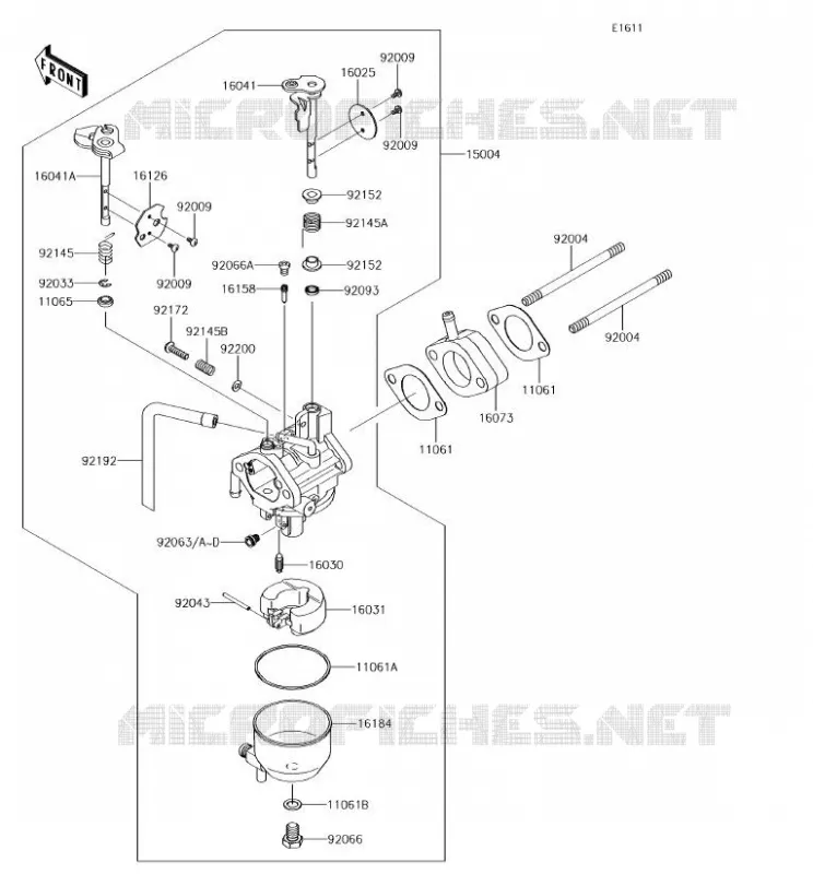 CARBURATEUR Kawasaki SSV 400 2018 MULE SX 4X4  KAF400HJF