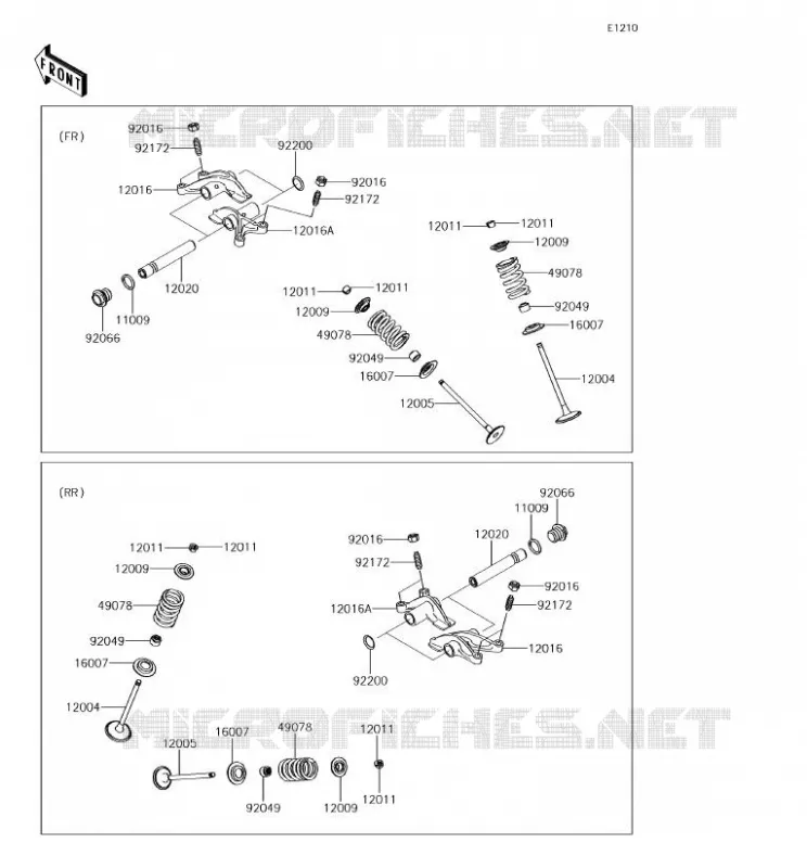 SOUPAPE Kawasaki SSV 800 2018 TERYX 4  KRT800FJF