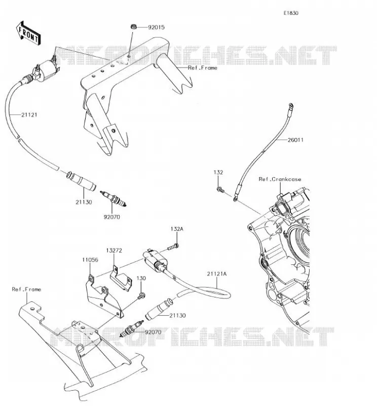 SYSTEME D&acute;ALLUMAGE Kawasaki SSV 800 2018 TERYX 4  KRT800HJF