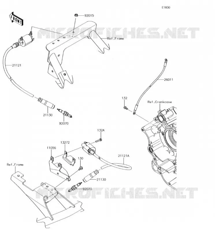 SYSTEME D&acute;ALLUMAGE Kawasaki SSV 800 2018 TERYX  KRF800HJF