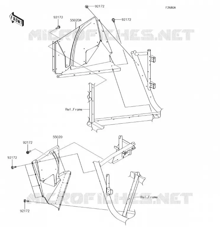 PROTECTION(S) Kawasaki SSV 800 2018 TERYX  KRF800FJF