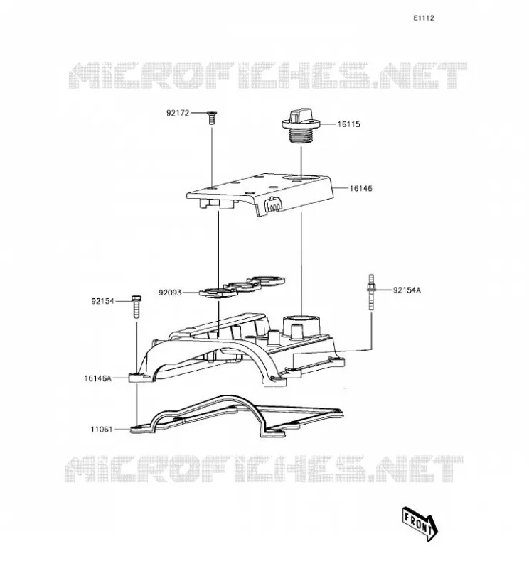 COUVRE CULASSE Kawasaki SSV 820 2018 MULE PRO-FXT  KAF820BJF