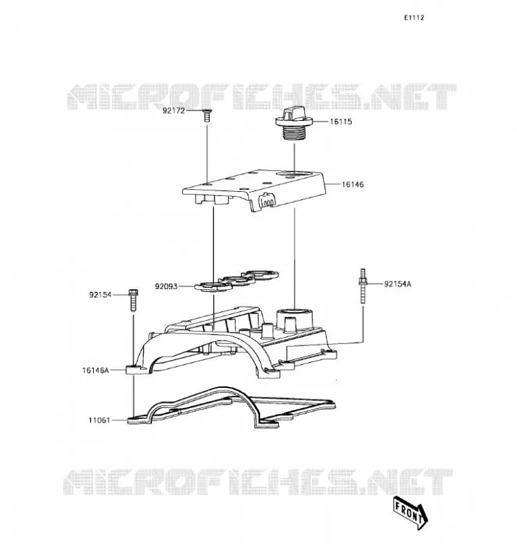 COUVRE CULASSE Kawasaki SSV 820 2018 MULE PRO-FX  KAF820GJF