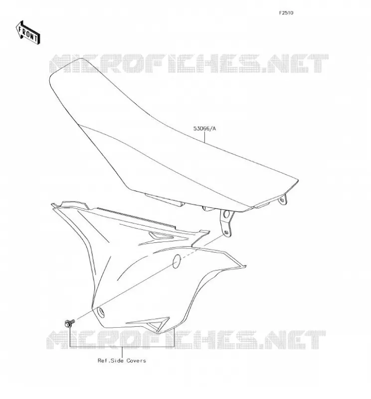 SELLE Kawasaki TOUT-TERRAIN 85 2018 KX85-II  KX85DJF