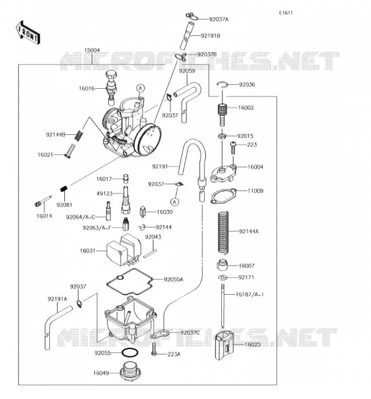 CARBURATEUR Kawasaki TOUT-TERRAIN 85 2018 KX85  KX85CJF