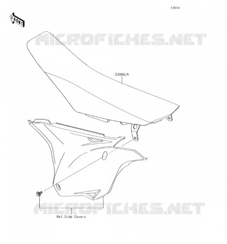 SELLE Kawasaki TOUT-TERRAIN 85 2018 KX85  KX85CJF