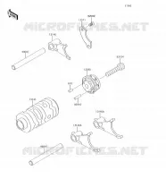 FOURCHETTE/BARRILLET DE SELECTION pour Kawasaki KX65 2018