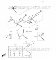 CHASSIS EQUIPMENT ELECTRIQUE pour Kawasaki KFX50 2019
