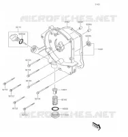 COUVERCLES MOTEUR pour Kawasaki KFX50 2019