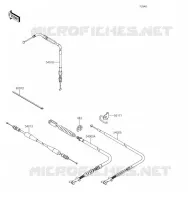 CABLES pour Kawasaki BRUTE FORCE 750 4X4I EPS 2019