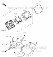 COMPTEURS pour Kawasaki BRUTE FORCE 750 4X4I EPS 2019