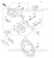 FREIN AVANT pour Kawasaki BRUTE FORCE 750 4X4I EPS 2019