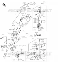 GUIDON pour Kawasaki BRUTE FORCE 750 4X4I EPS 2019
