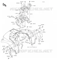 BAVETTE pour Kawasaki BRUTE FORCE 750 4X4I EPS 2019