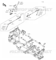 CH&Acirc;SSIS pour Kawasaki BRUTE FORCE 750 4X4I EPS 2019